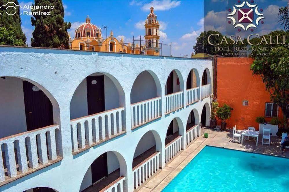 Hotel Calli Quetzalcoatl โชลูลา ภายนอก รูปภาพ
